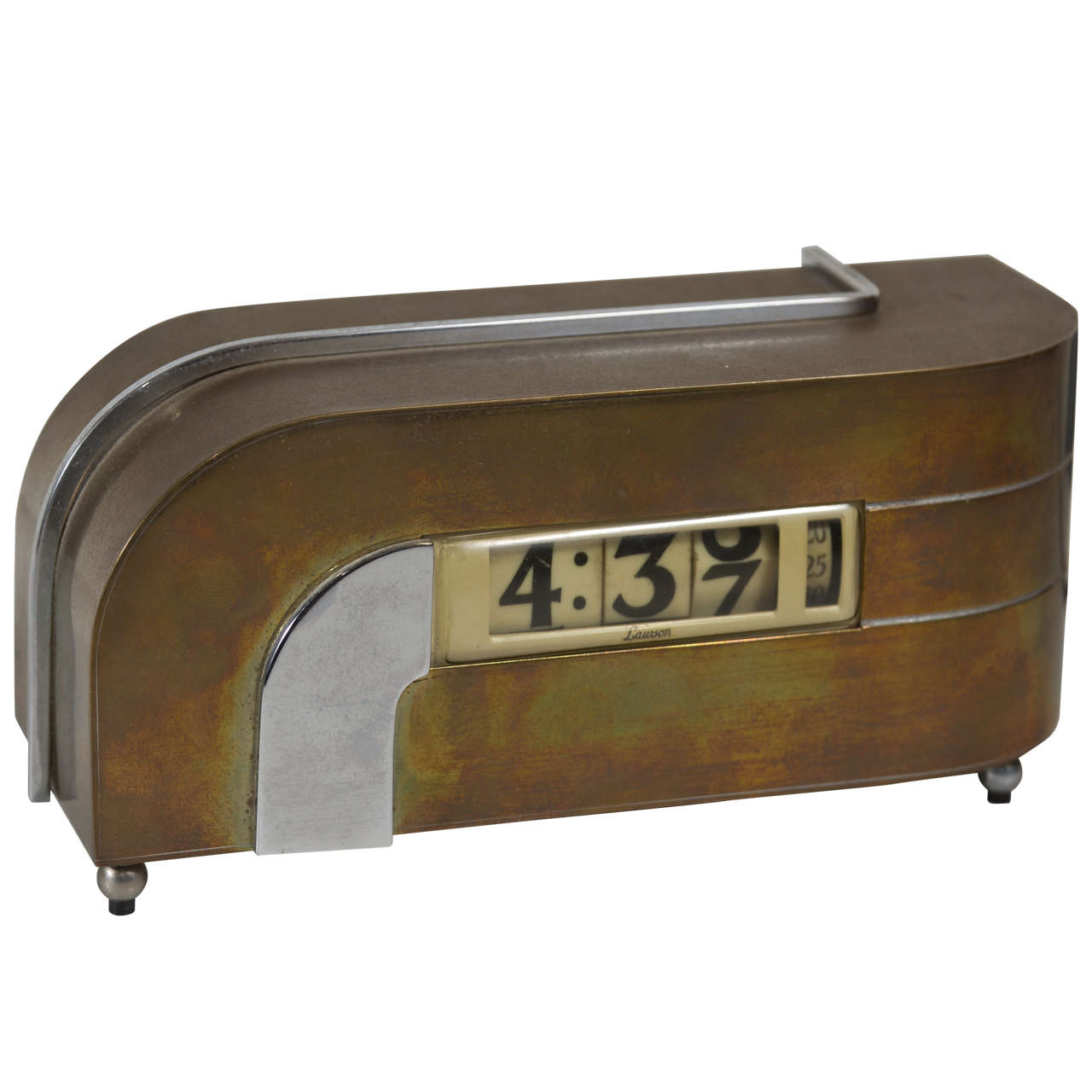 Iconic streamline Lawson Zephyr clock at 1stDibs lawson clock