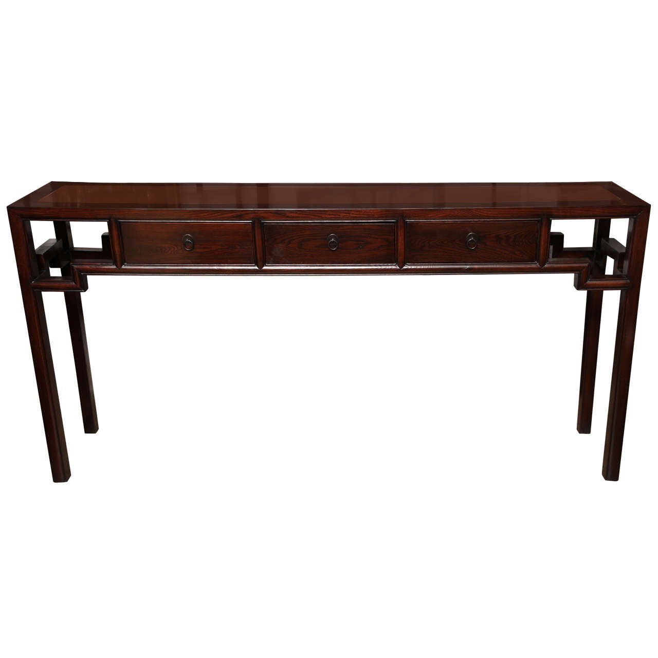 Three Drawer Console