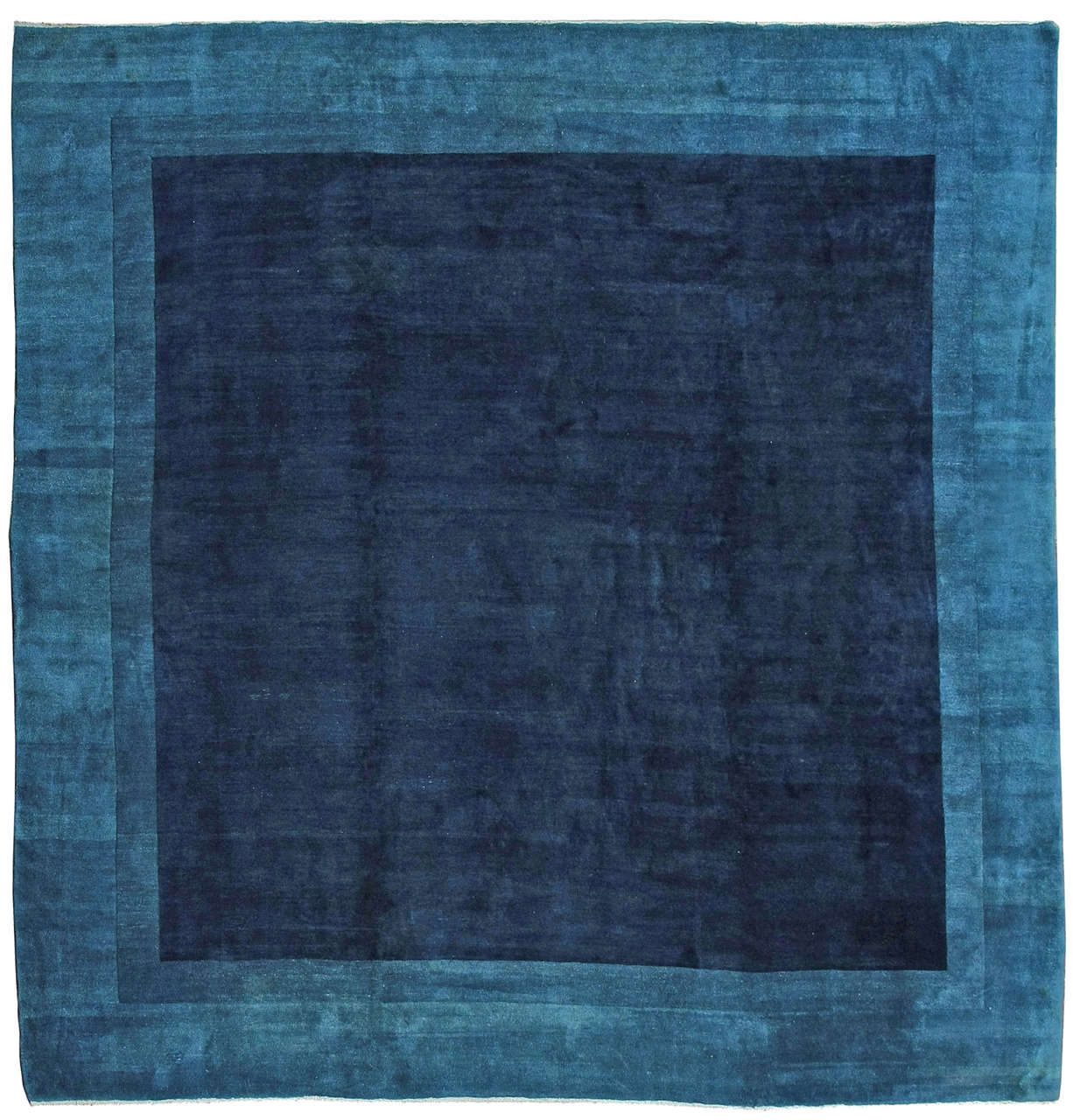 20th Century Fine Antique Peking Chinese Blue Open Field Rug For Sale
