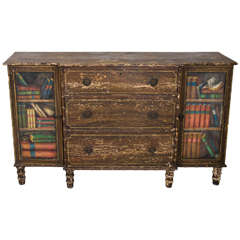 Regency Decorated Cabinet