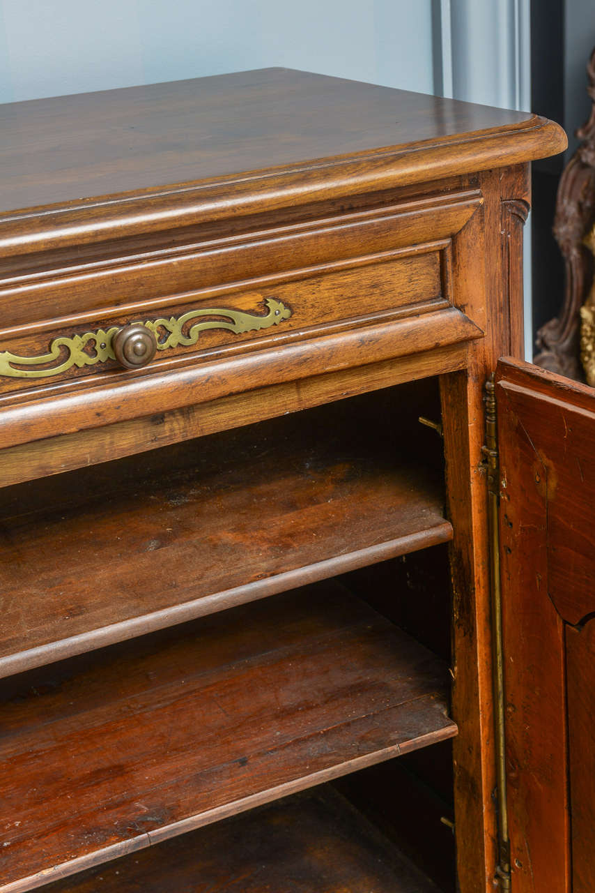 French Antique Late 19th Century Walnut Buffet 1