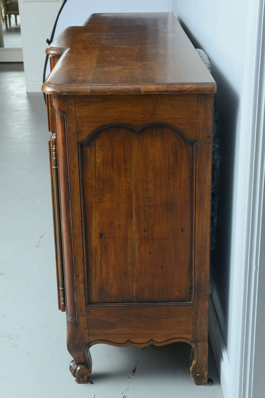 French Antique Late 19th Century Walnut Buffet 4