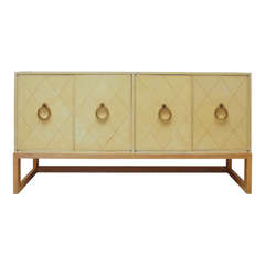 NEW PRICE SALE Exceptional Four-Door Credenza by Tommi Parzinger, circa 1940s