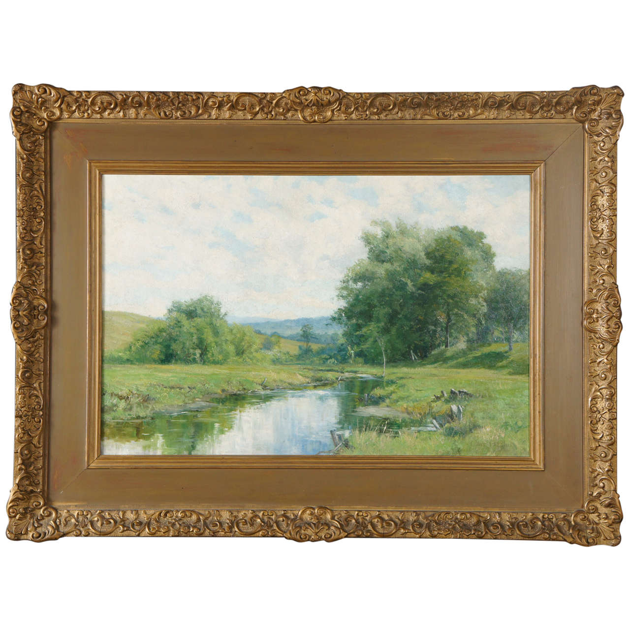 "Summer Landscape" by Olive Parker Black (1868-1948) For Sale