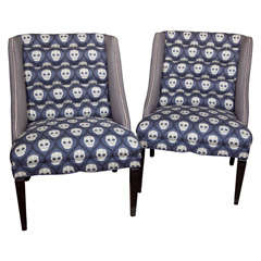 Pair  Of  Hollywood  Gothic Chairs