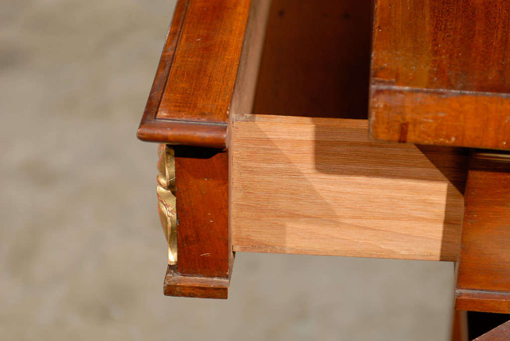 Large Egyptian Revival Mahogany Pedestal Sideboard at 1stDibs