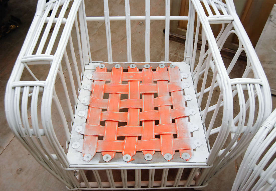 Stick Wicker Sofa and Chairs