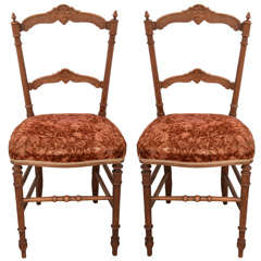 Pair of Napoleon III Chair.