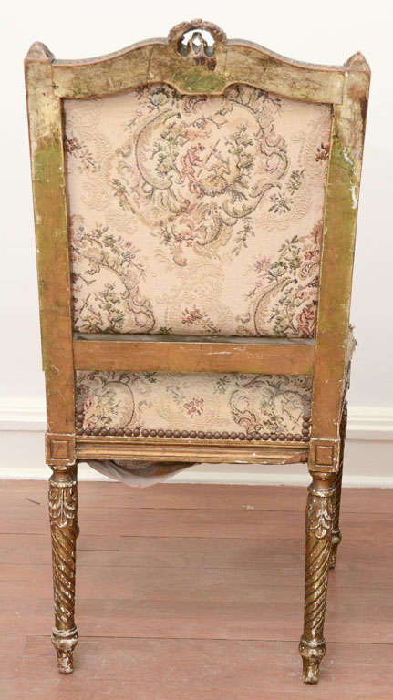 Pair of LouisXVI chairs For Sale 2