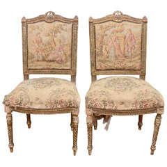 Vintage Pair of LouisXVI chairs