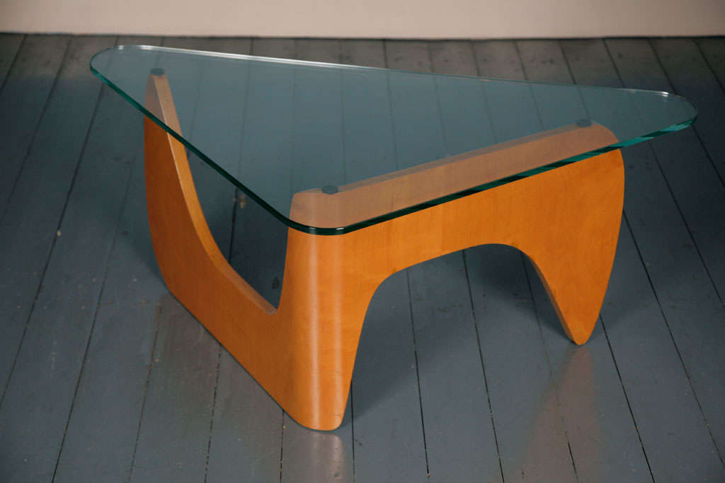 Dutch Rare Glass-Top Coffee Table by W. Lutjens For Sale