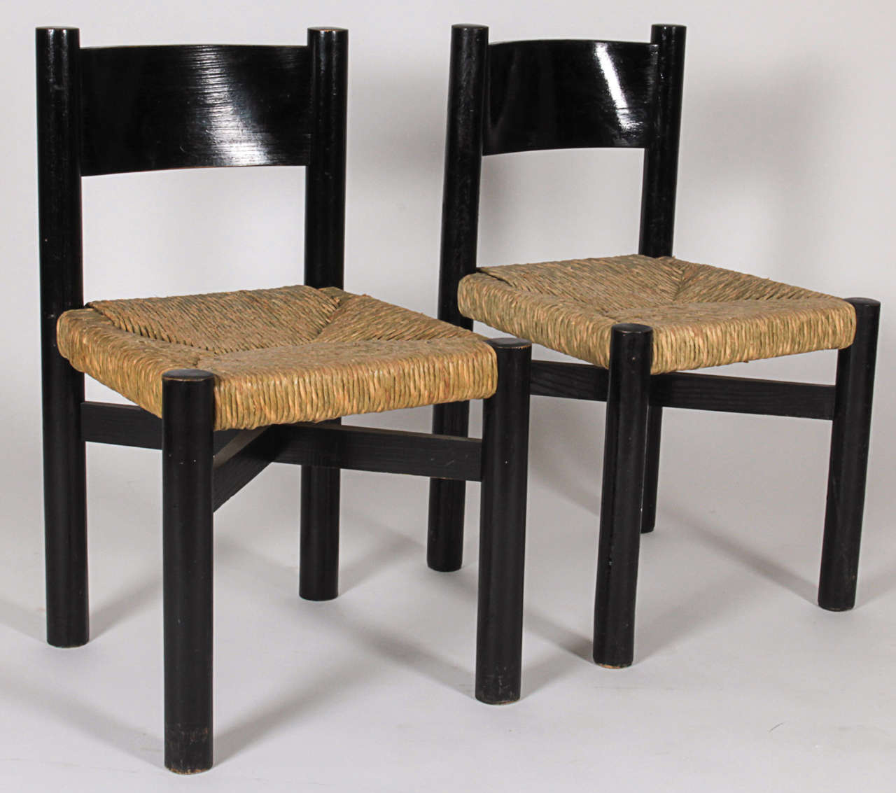 French Charlotte Perriand, Six Chairs