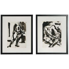 Original, Ink on Paper Paintings