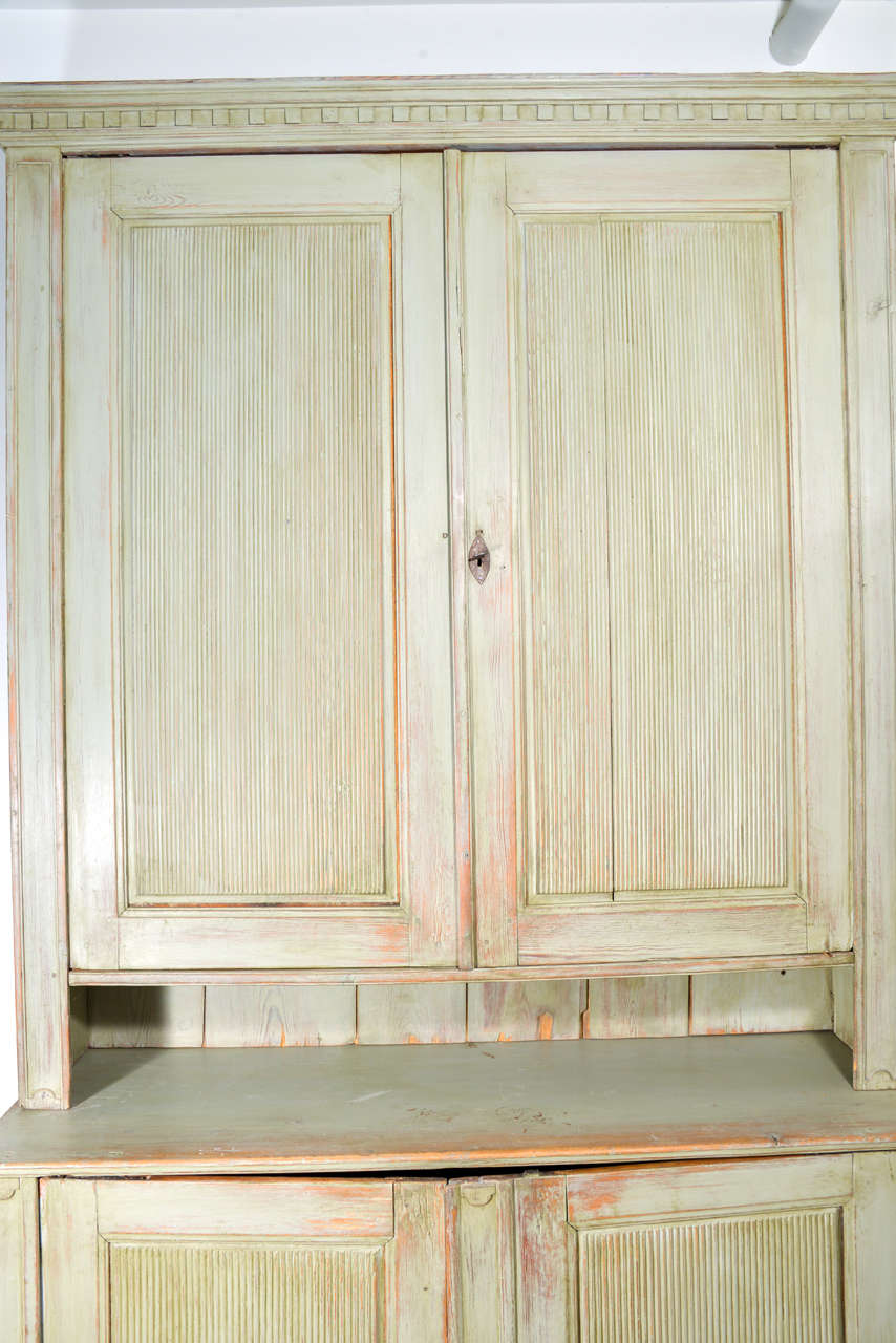 Pine 18th Century Swedish Cabinet or Cupboard For Sale