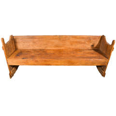 19th C. Pine bench