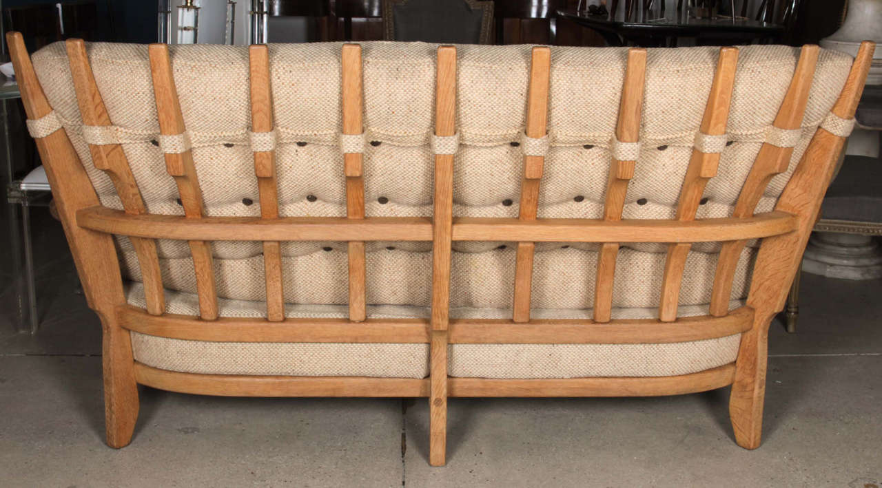 Guillerme et Chambron Rare Settee For Sale 1