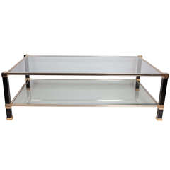 Very Chic Square Pierre Vandel Signed Coffee Table