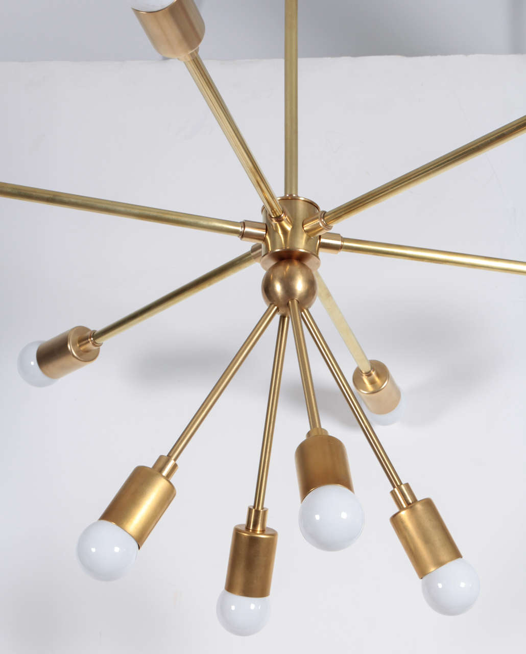 Custom Macomber Modern Brass Sputnik Light Fixture For ... Custom Macomber Modern Brass Sputnik Light Fixture For ...