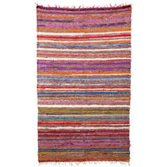 Multi Color Indian Rag Rug