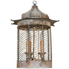 Vintage Chinoiserie Hanging Lantern