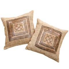Vintage SE Asian Silk Panel Pillows