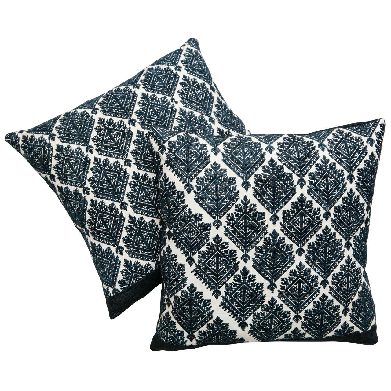 Picture of 19th C. Fez Moroccan Embroidery Pillows at 1stDibs