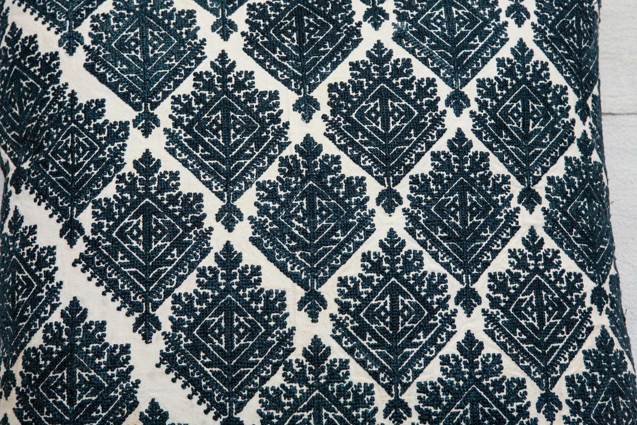 19th C. Fez Moroccan Embroidery Pillows at 1stDibs