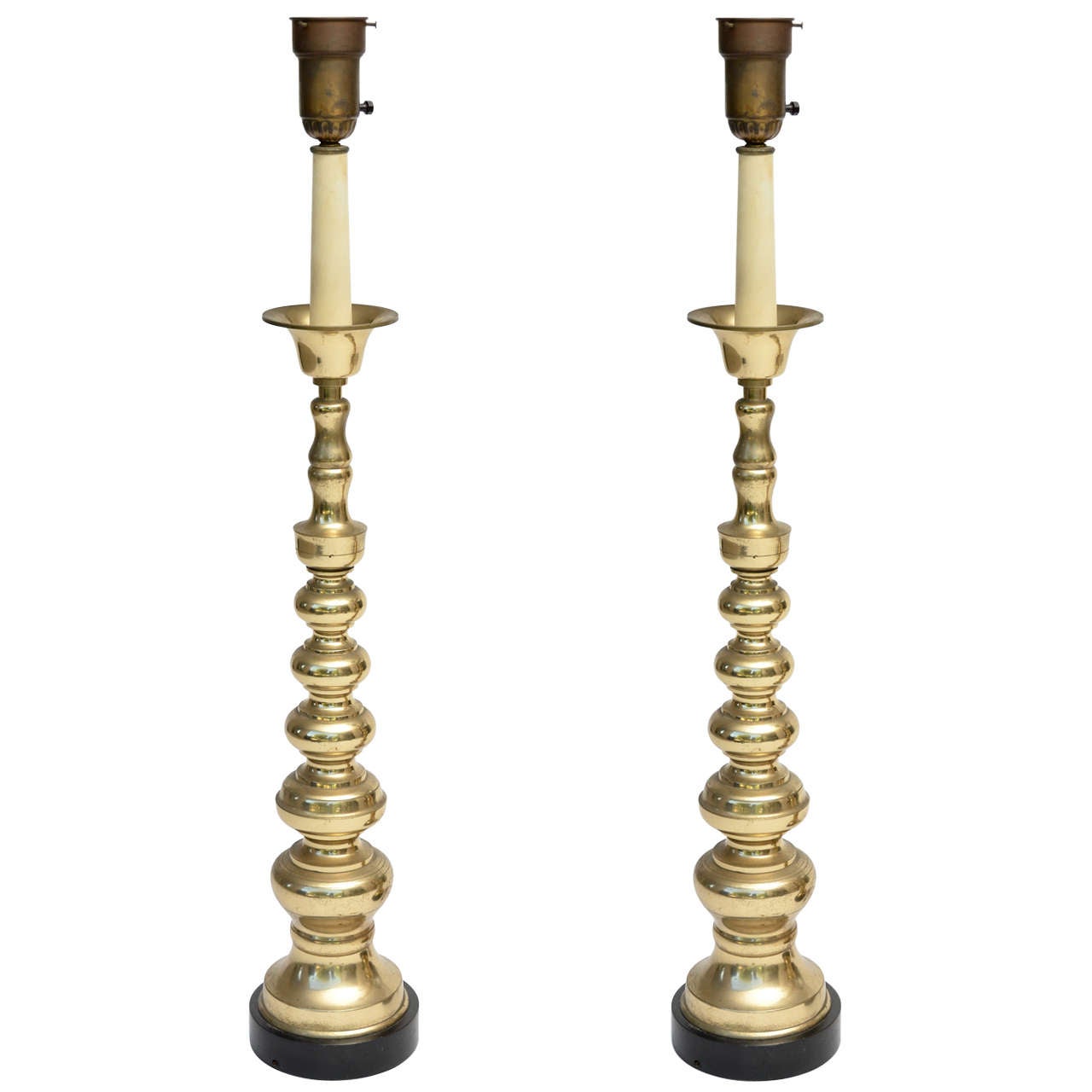 Oversized Stiffel Style Lamps For Sale