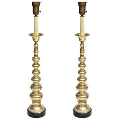 Oversized Stiffel Style Lamps