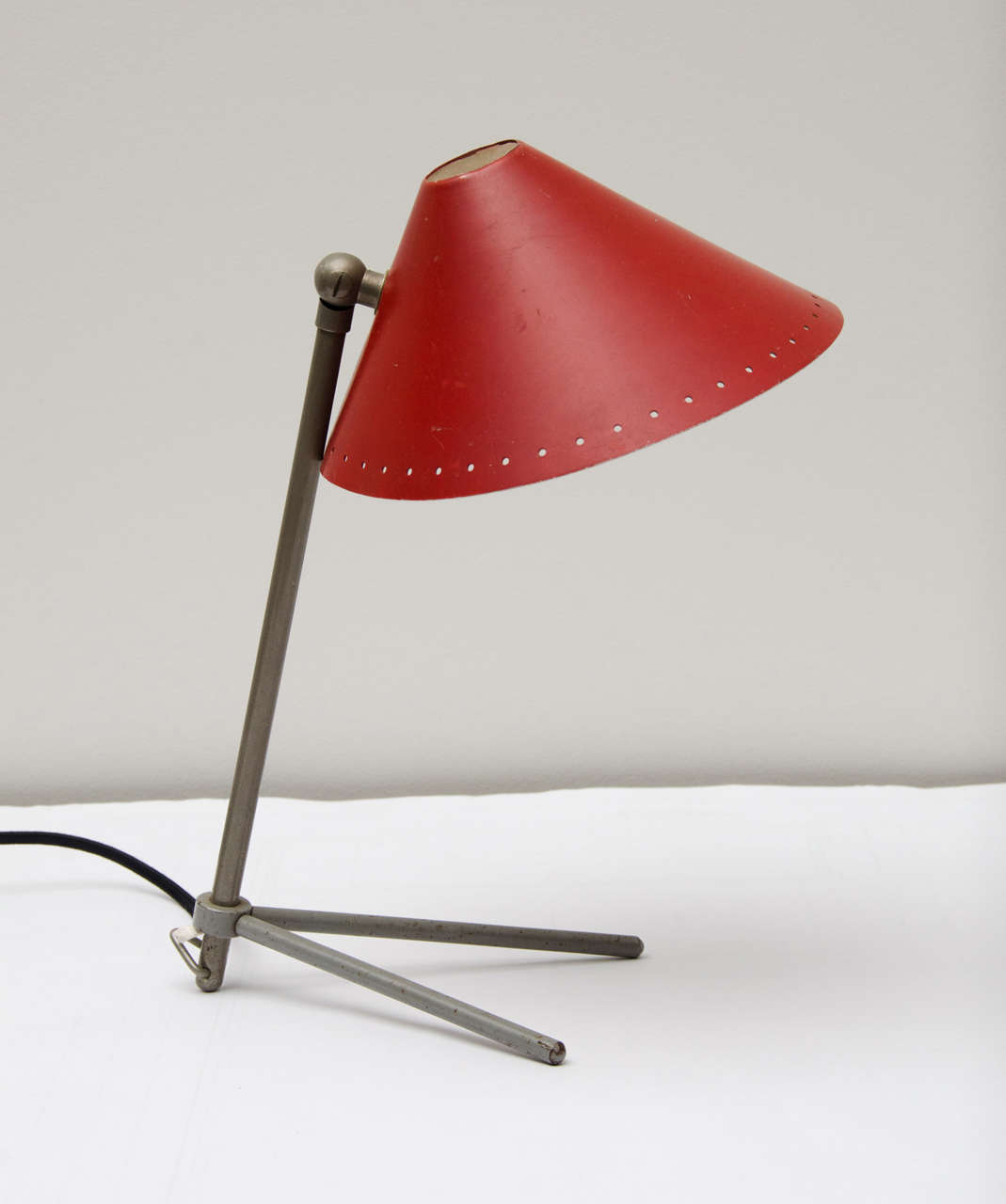 Pinocchio Style Table Lamp attributed to Busquet for Hala Zeist In Excellent Condition In New York City, NY