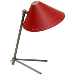 Pinocchio Style Table Lamp attributed to Busquet for Hala Zeist
