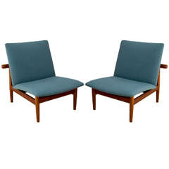 Finn Juhl (1912-1989) Pair Of Japan Easy Chairs