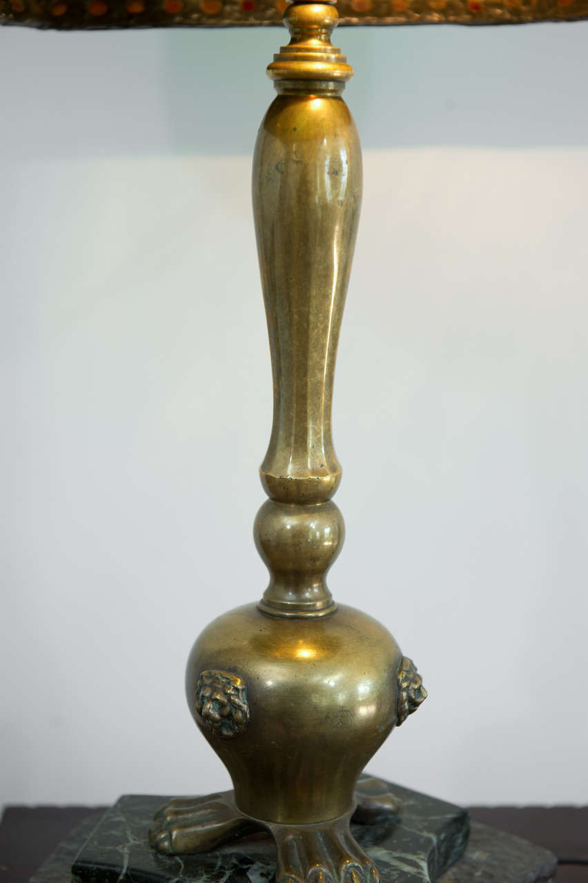 Hungarian Secessionist table lamp In Good Condition In Toronto, ON