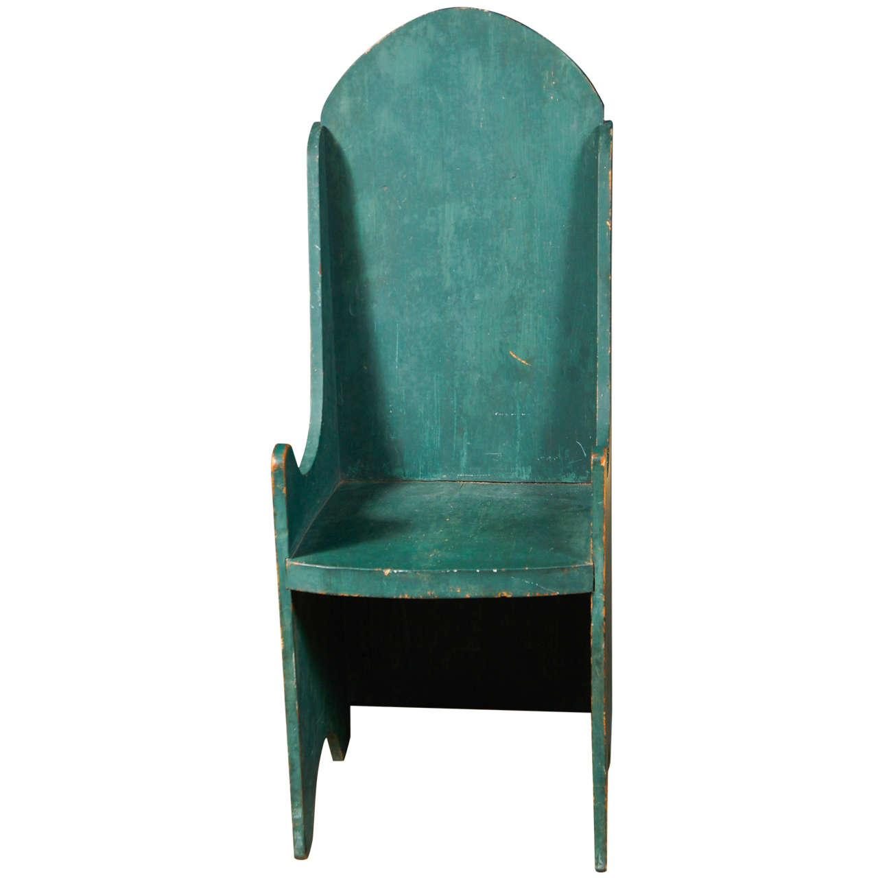 Blue-Green Hearth Chair