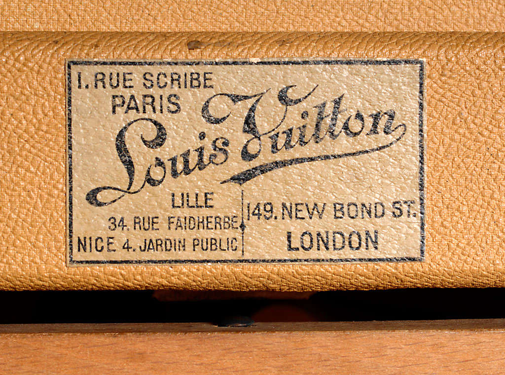 French Louis Vuitton Vintage Monogram Canvas Steamer Trunk For Sale