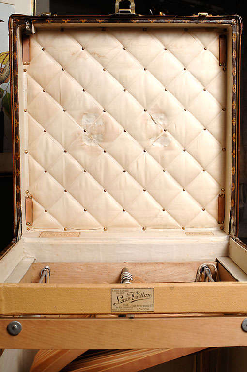 Louis Vuitton Vintage Monogram Canvas Steamer Trunk For Sale 2