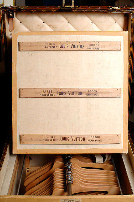 Louis Vuitton Vintage Monogram Canvas Steamer Trunk For Sale 3