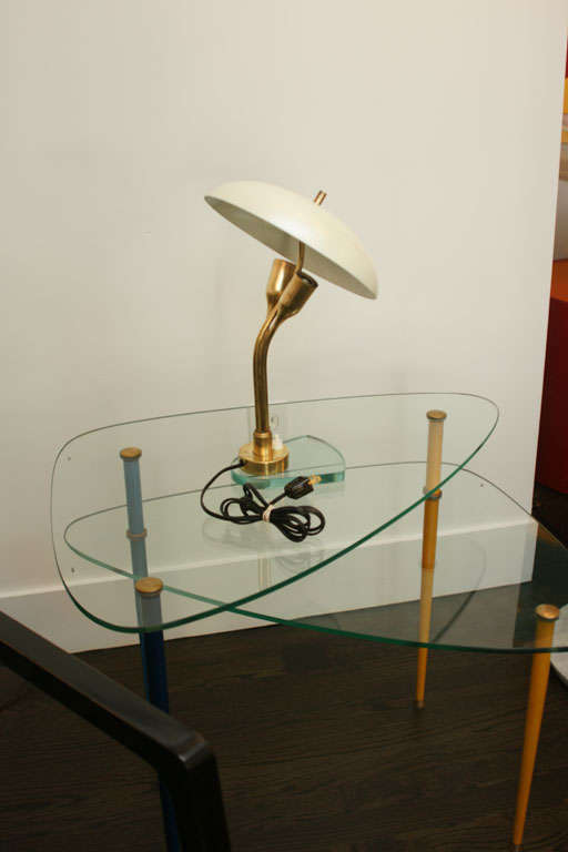 Brass Italian Table Lamp For Sale