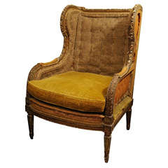 Antique Swedish Wing Chair