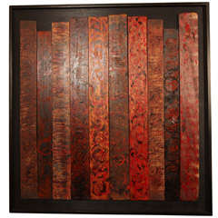 Vintage Collection of Japanese Lacquer Worker
s Drying Boards