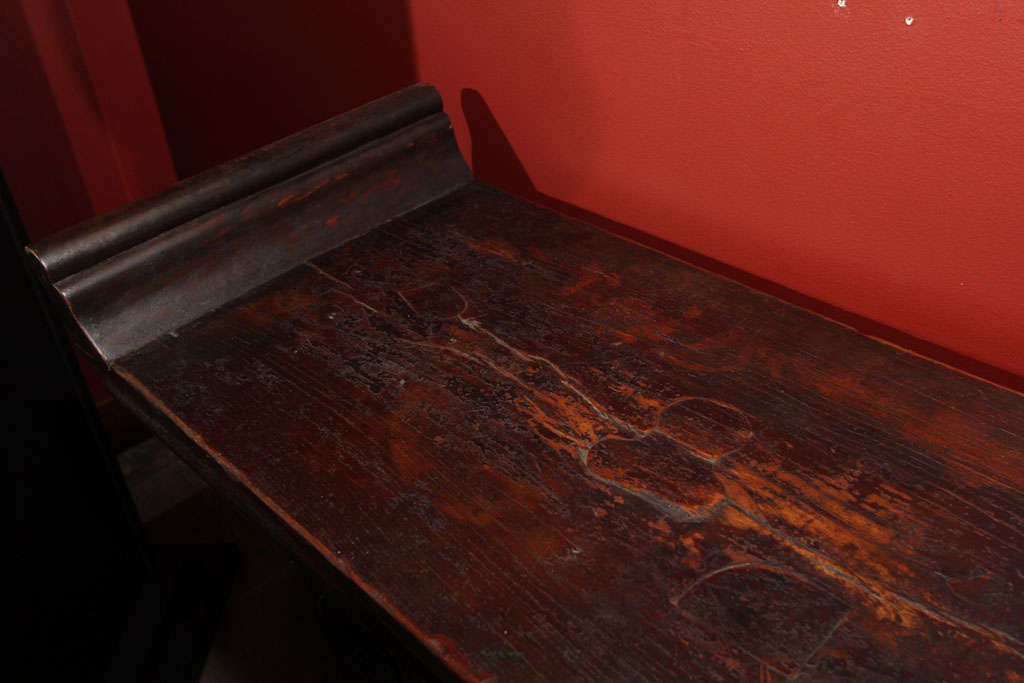 19th Century Exceptionally Long Chinese Elm Wood Altar Table For Sale