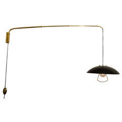 Italian Adjustable Wall Light by Stilnovo