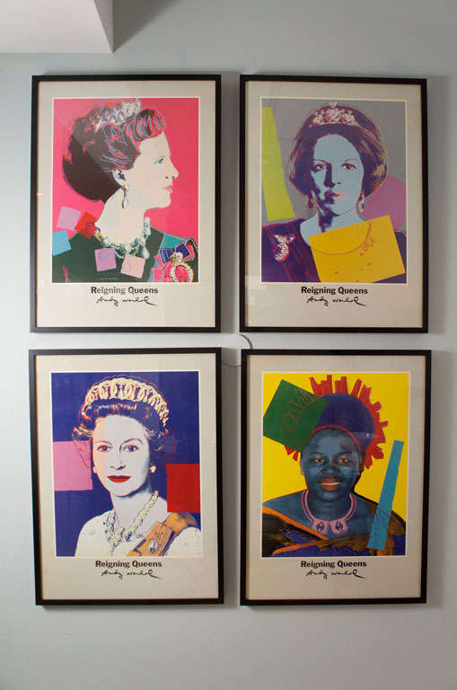 Warhol Posters:"Reigning Queens" 1980 Gallery Exhibit