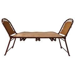 19th Century French Campaign Chaise