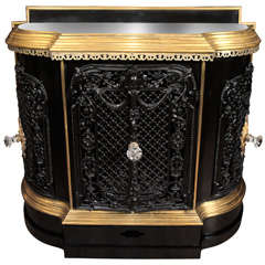 A Very Fine  French Cast Iron and Brass Plate Warmer