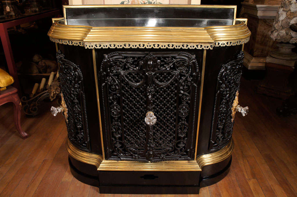 A Very Fine French Cast Iron and Brass Plate Warmer at 1stDibs