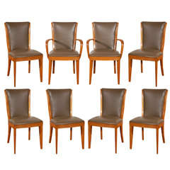Set of Eight Heywood Wakefield Dining Chairs