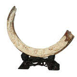 Carved Mammouth Tusk