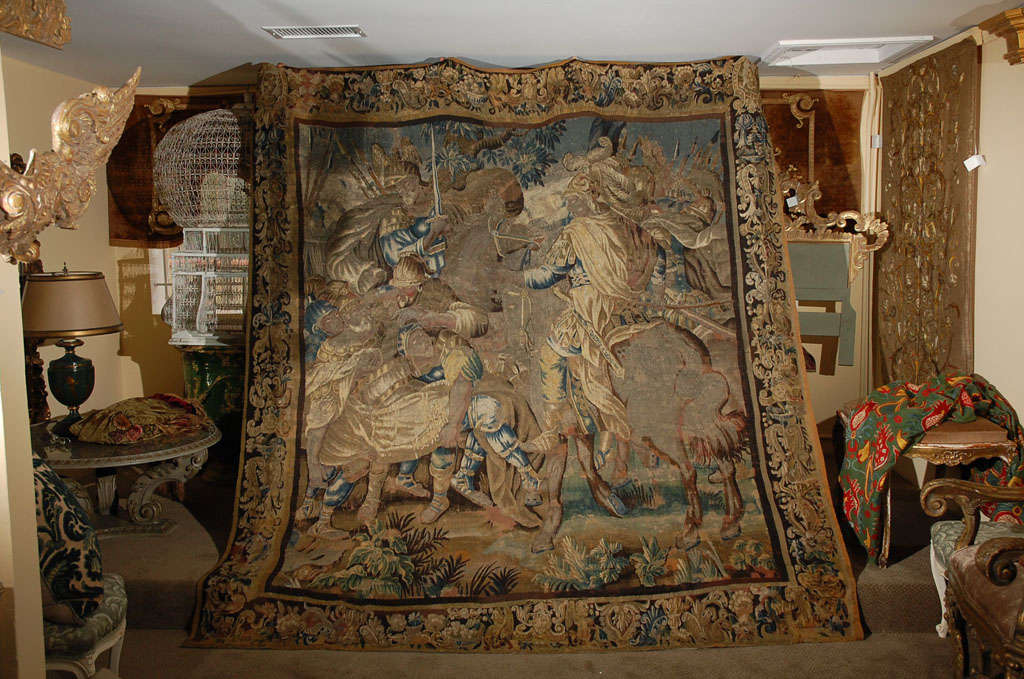 17th C. French Tapestry of Le Grand Alexandre
