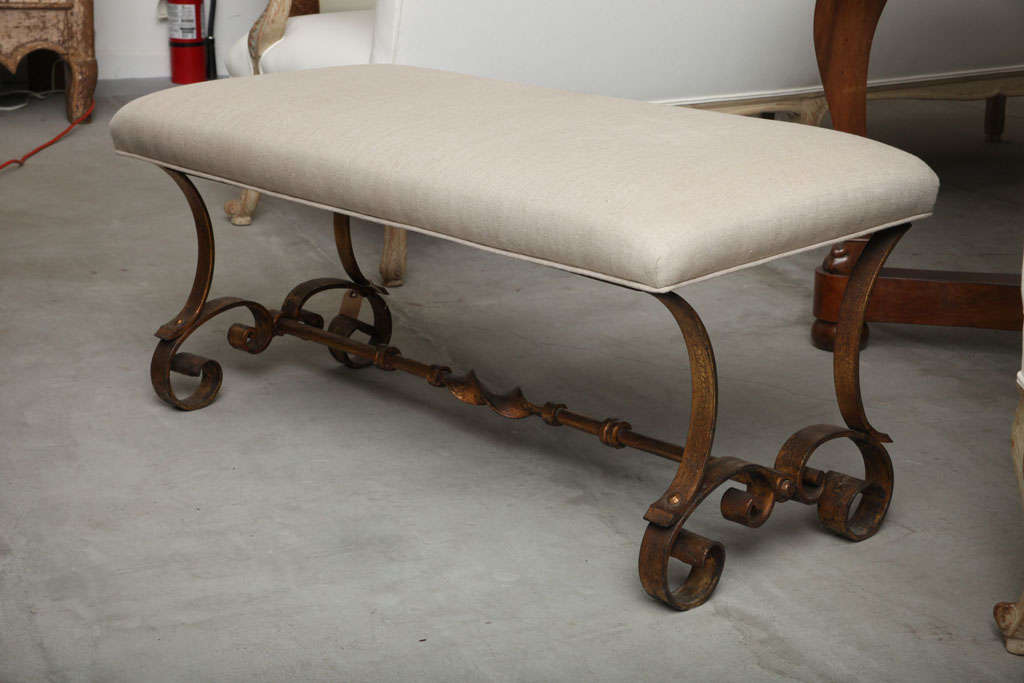 1940's Iron Bench
